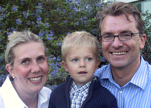 Marc Buchholz und Familie