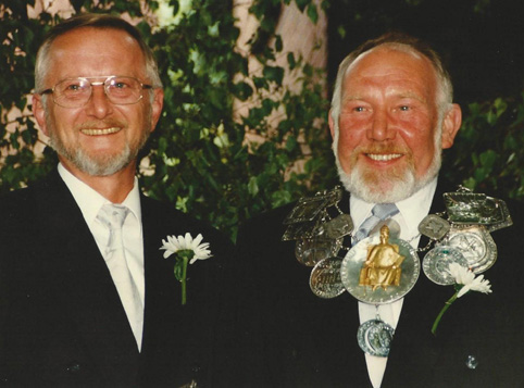 Foto zeigt Herbert Eichhof und Manfred Thalmann