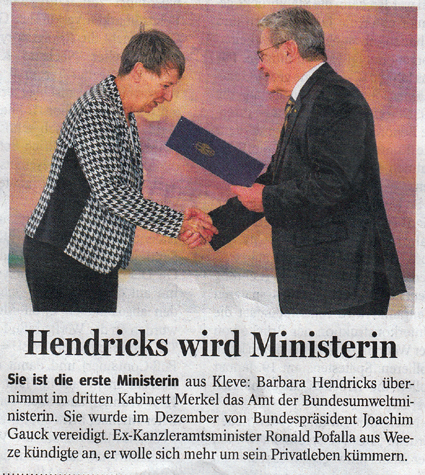 Hendricks-Vereidigung