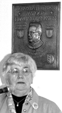 Plakette für Edmund Janssen