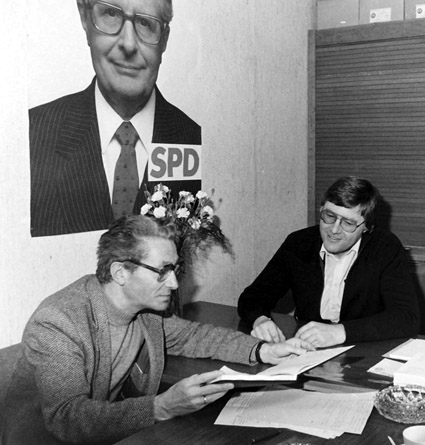 Karl Wehren mit Winfried Janssen