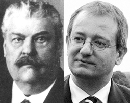 Foto zeigt die Bürgermeister Marx und Stibi