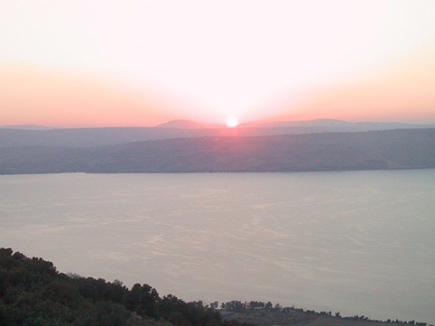 Foto zeigt See Genesaret